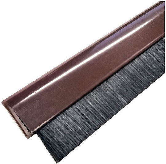 Bostik Rod Draft Stopper Door with Brush in Brown Color 1m