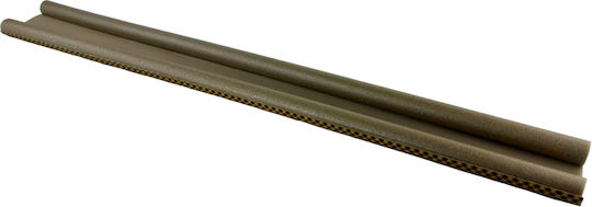 Home & Camp Schaumstoff Doppelter Zugluftstopper Tür in Braun Farbe 95mx6cm HCDS 3097