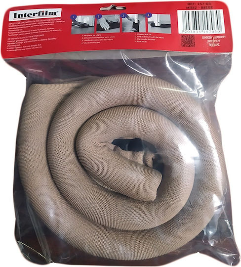 Interfilm Zugluftstopper Tür in Braun Farbe 1mx30cm