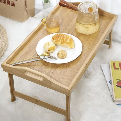 Holz Rechteckig Serviertablett in Braun Farbe 73x31x21cm ΑΤ0025052 1Stück