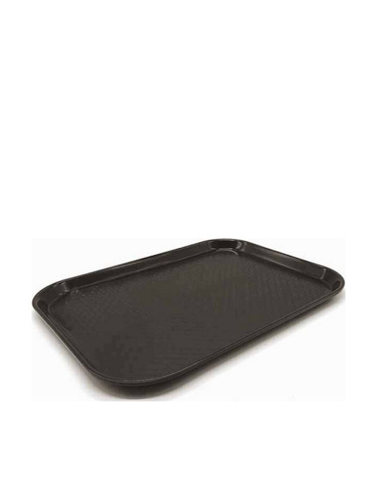 Ready Kunststoff Rechteckig Serviertablett in Braun Farbe 36x46cm GRM-3646S/BR 1Stück
