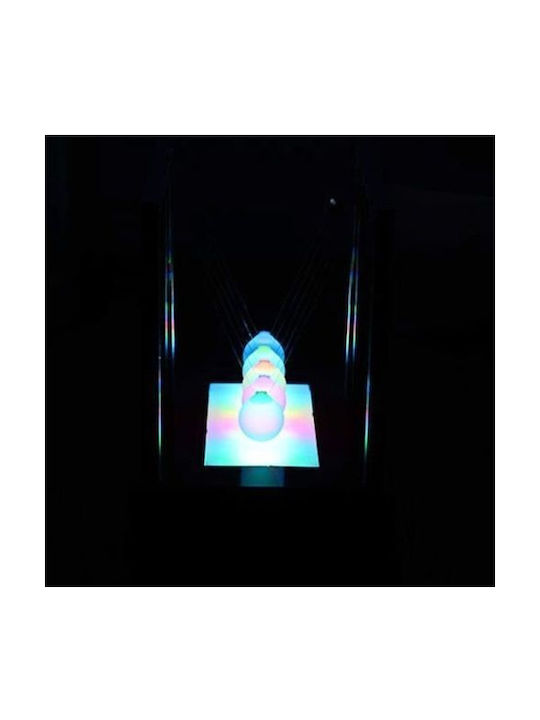 Licht Auf Newtons Wiege Balance Kugeln Bürodekoration Zubehör aus Metall 15x10x15cm in Silber Farbe