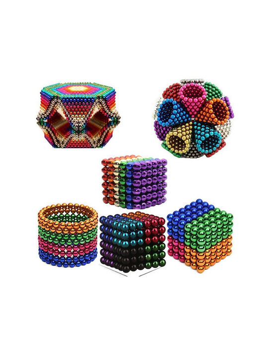 Andowl Fidget Bile Magnetice pentru Decorarea Biroului din Metal 216 Bucăți (Diverse Modele)