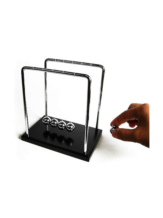 Newton's Cradle for Office Decoration from Metallic 18x12x18cm in Black color