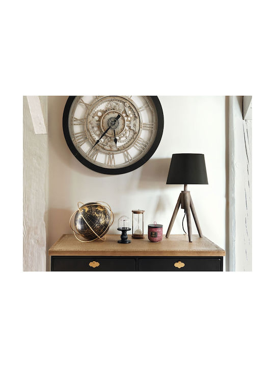 Atmosphera Sarah Mang Decorative Office Hourglass Made of Glass 8x8x16cm in Brown Color (Various Colors)