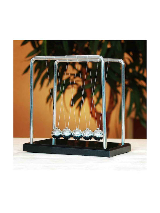 Newton's Cradle for Office Decoration from Metallic 18x12x18cm in Black color