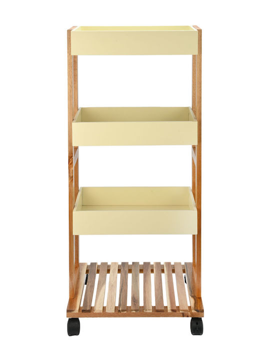 Estia Allure Rack De Bucătărie Din Lemn Cu 4 Locuri Maro 30x40x88cm