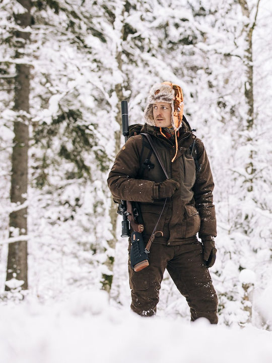 Pinewood Abisko 2.0 Jacket Αντιανεμικό Κυνηγετικό Μπουφάν Fleece Καφέ