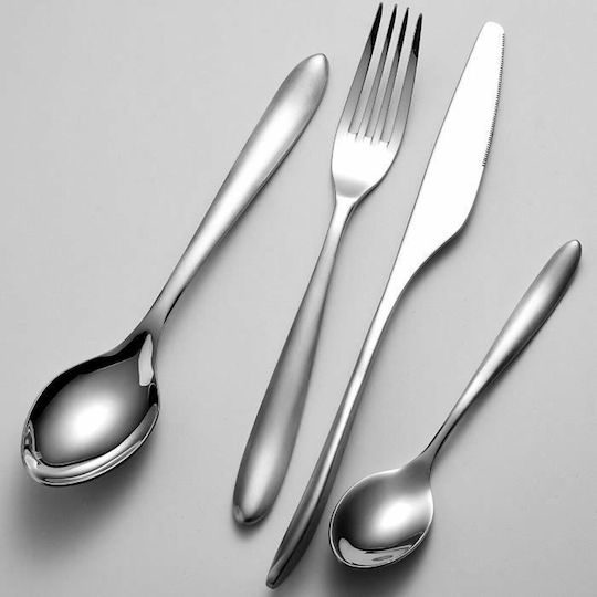Arthur Martin Cutlery Set Stainless Gray 24pcs