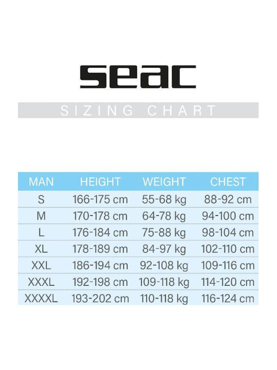 Seac Relax Monoshorts Wetsuit with Zip Black / Red 2.2mm
