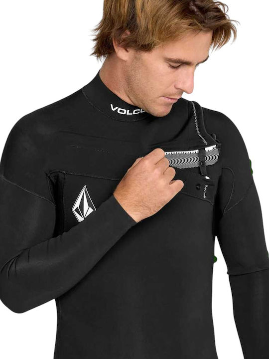 Volcom Моношорт Водолазен С цип Черен