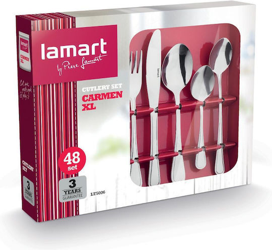 Lamart Carmen XL Cutlery Set 48 Pieces