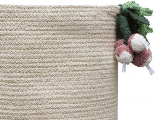 Lorena Canals Veggies Кошница за съхранение Текстил Бежов 30x30x23см 1бр