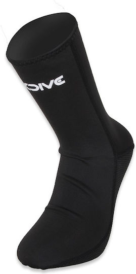 XDive Diving Socks Double-Lined Neoprene Black 5mm 3mm