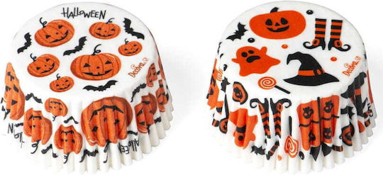 Decora Halloween Карамелени документи за кексчета Хартия 5x5см 060.26.151 36pcs