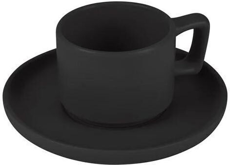 Berlinger Haus Set of Cups Coffee Ceramic Black 100ml 4pcs