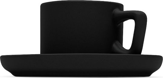 Berlinger Haus Set of Cups Coffee Ceramic Black 100ml 4pcs