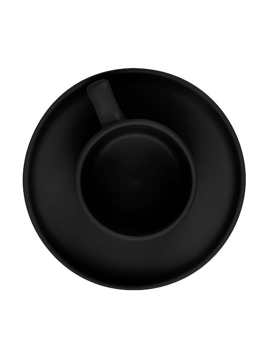 Berlinger Haus Set of Cups Coffee Ceramic Black 100ml 4pcs