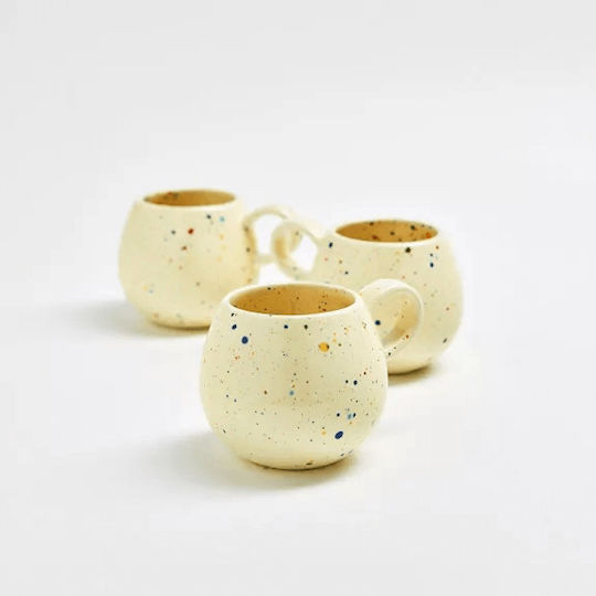 Egg Back Home Set of Cups Cappuccino Ceramic Brown 250ml 6pcs