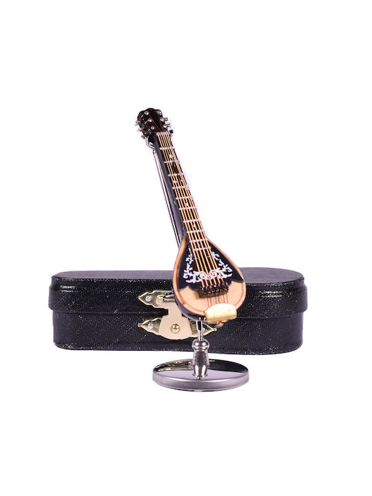 Hölzernes Bouzouki Miniatur Zubehör Hülle Ständer 10cm Hölzernes Bouzouki Miniatur Zubehör Hülle Ständer 10cm