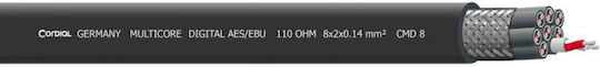 Cordial XLR male to XLR female 1.5m Cable (CPH 1,5 DMX 1-5 PWR 1-25 TR 1)