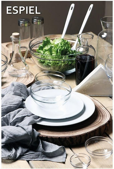 Espiel Chef Salatieră Sticlă Transparent 30x30x12.6cm 1buc