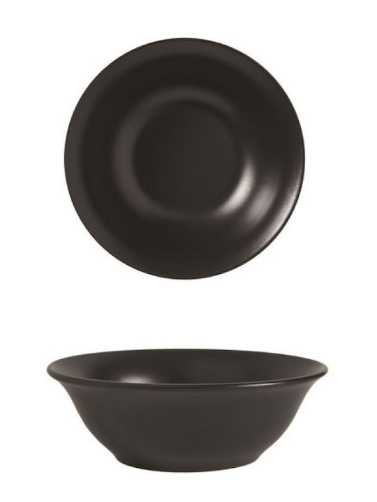 Güral Porselen Porcelain Salad Bowl Black 23x23cm