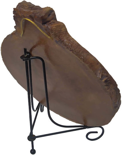 Heiligenikone Lebensspendende Quelle – Wand- oder Tischkeramischer Holzstamm Durchmesser 20cm