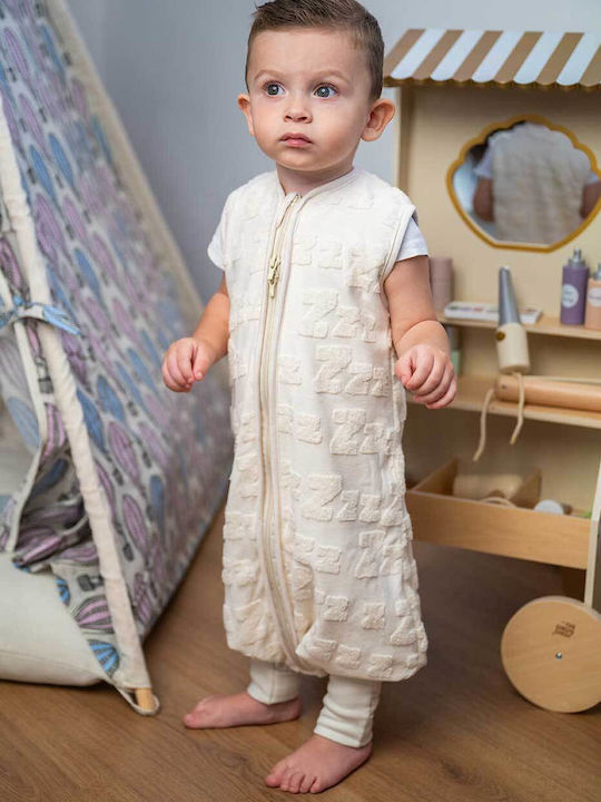 Baby Bliss Iarna Sac de dormit cu picioare 2.5 tog Cream
