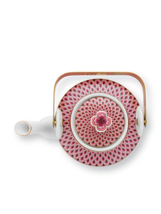 PiP Studio Flower Festival Τσαγιέρα Ροζ 1000ml