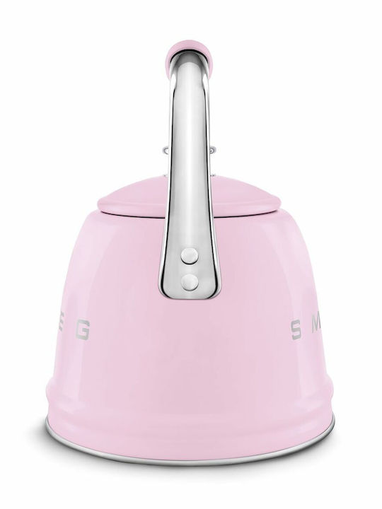 Smeg Чайник Неръждаем Розов 2300мл