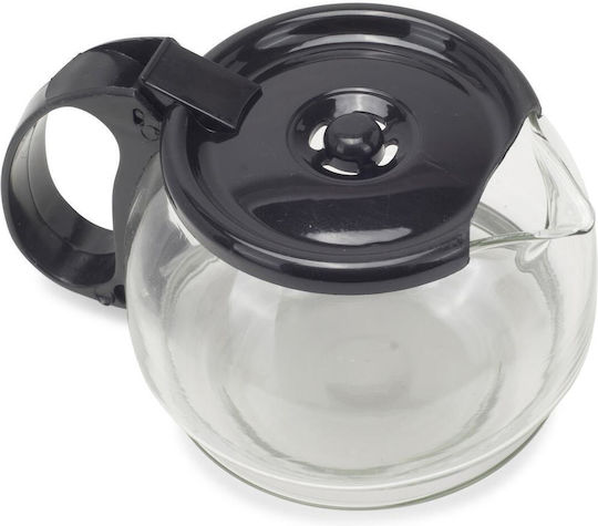 Ertone Ceainic cu Filtru Sticlă Negru