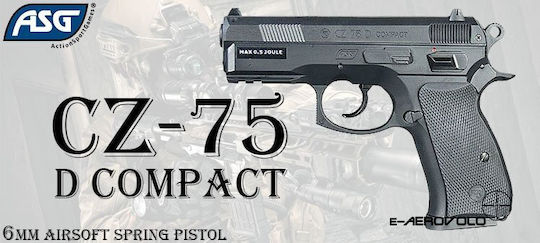 Asg Αεροβόλο Πιστόλι Ελατηρίου CZ 75D Compact 6mm