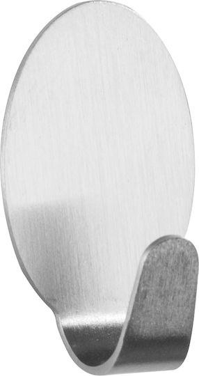 Wenko Midget 4476010100 Κρεμαστράκια με Αυτοκόλλητο Inox Ασημί 4τμχ
