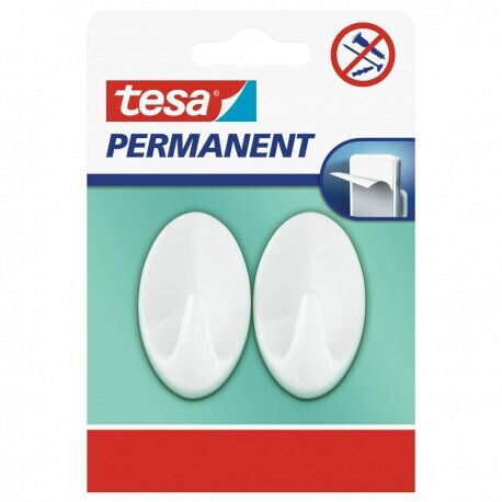 L Hook Permanent 2p White Round 66603-00000-00
