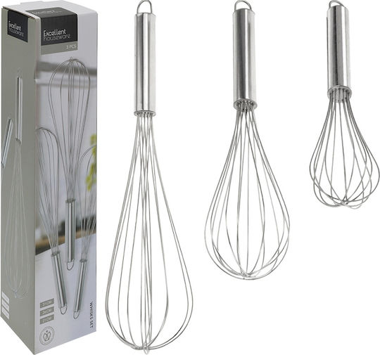 Excellent Houseware Αυγοδάρτης Μεταλλικός 3τμχ