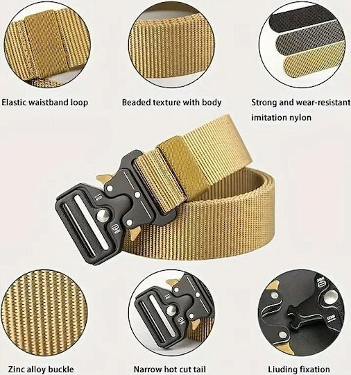 Military Quick Release Belt 40mm Beige
