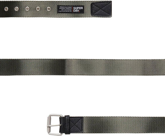 Superdry Canvas Tactical Curea Curea Militară Kaki 38mm