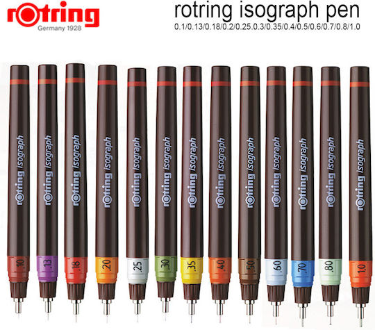 Rotring Isograph Ραπιδογράφος 0.3mm