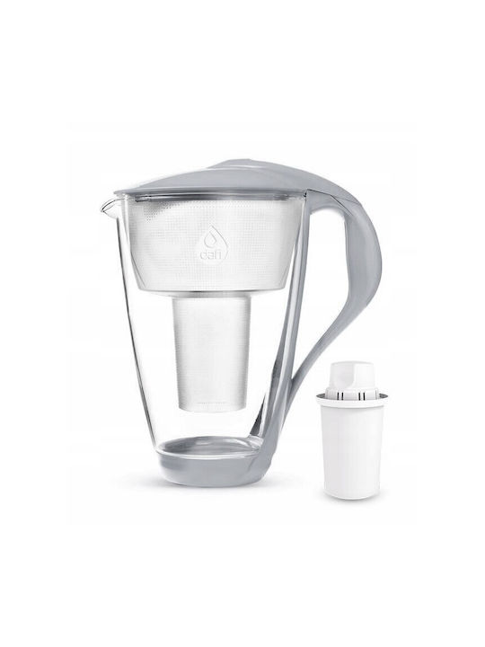 Dafi Crystal Κανάτα Σερβιρίσματος Πλαστική White με Φίλτρο 2000ml