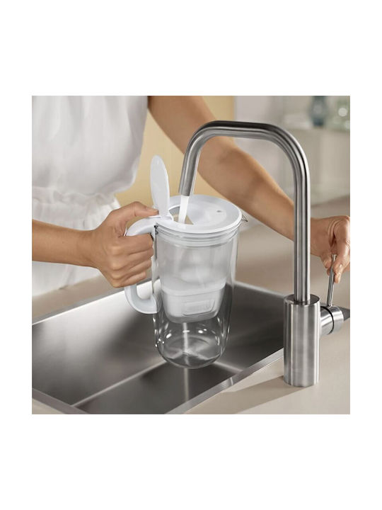 Brita Maxtra Glass Serving Jug White with Filter 2500ml