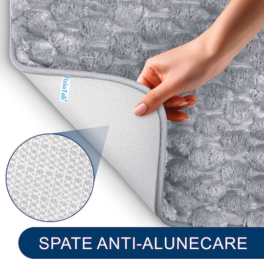 Неслизащо Сет Бански килими Микрофибър Тоалетна LightGreyRug1 Lightgreyrug1 35x35бр 3бр