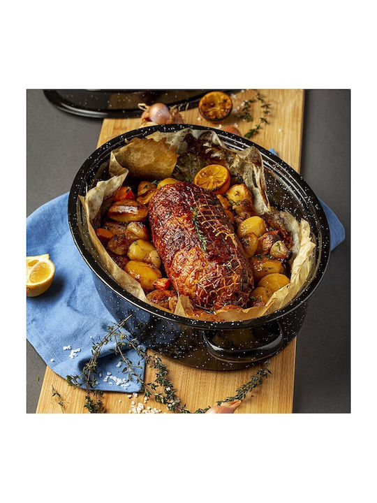 Nava Classic Dutch Oven Oval Made of Aluminum 36x26cm 1pcs