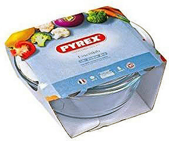 Pyrex Essentials Гърне Стъклено със Стъклен Капак 21x20см 1бр