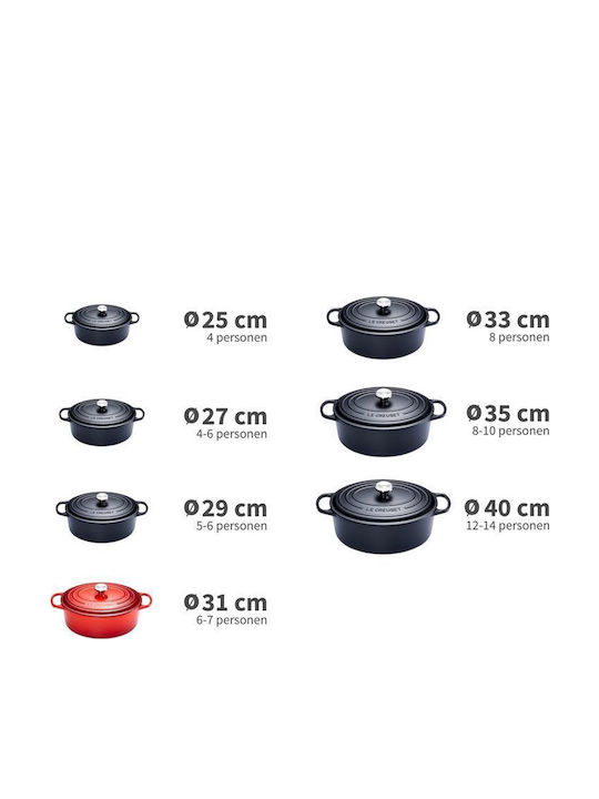 Le Creuset Signature Гърне Метално 31x31см 1бр