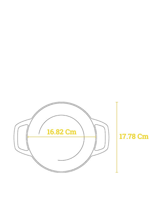 Lodge Γάστρα Στρογγυλή Μαντεμένια 17.78cm 1.4lt