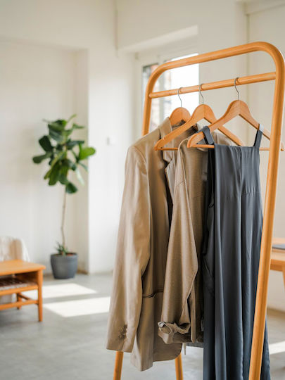 Ruhhy Clothes Hanger Brown 10pcs
