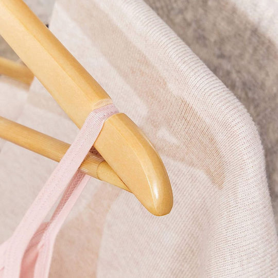 Songmics Wardrobe Hanger for Pants Wooden Beige CRW001N01 20pcs