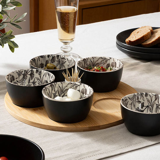 Atmosphera Keramik Ordnungshüter 5 Positionen mit Basis Mehrfarbig Ø28xH6cm W28xL28xH6cm 1Stück Atmosphera Keramik Ordnungshüter 5 Positionen mit Basis Mehrfarbig Ø28xH6cm W28xL28xH6cm 1Stück