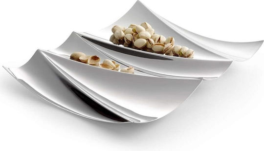 Philippi Elbharmonie Inox Ορντεβιέρα Μονής Θέσης Ασημί Π14xΜ23xΥ3cm 2τμχ